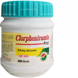 Clorpheniramin 4mg NIC nắp xanh