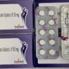 Hộp và vỉ thuốc Clomiphene Citrate 50mg Refert chính hãng của hãng Evacare, hỗ trợ điều trị vô sinh nữ và kích thích rụng trứng.