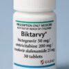 Hình ảnh thuốc Biktarvy Gilead – Bictegravir 50mg, Emtricitabine 200mg, Tenofovir alafenamide 25mg
