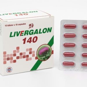 Livergalon 140mg – Hộp 10 vỉ x 10 viên – Silymarin hỗ trợ giải độc gan