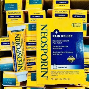 Thuốc mỡ Neosporin Pain Relief Ointment – kháng sinh bôi ngoài da giúp giảm đau, ngừa nhiễm trùng, làm dịu vết thương.