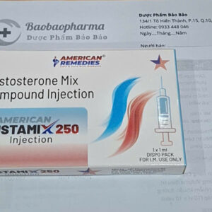 Sustamix 250 – Testosterone hỗn hợp tiêm tăng cường sinh lý nam (hộp 1 ống x 1ml)