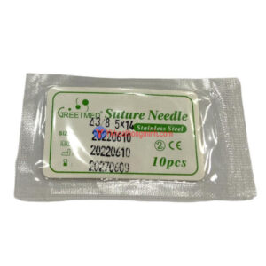 Kim khâu phẫu thuật tam giác 3/8 5x14 Greetmed – Suture Needle Inox dùng trong y tế