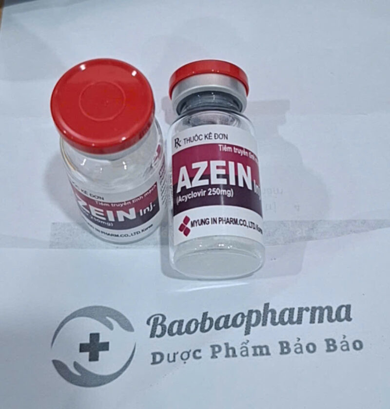 Infegam Inj Azein Inj (Acyclovir 250mg) Hàn Quốc - Điều Trị Nhiễm Khuẩn Gây Ra Bởi ...