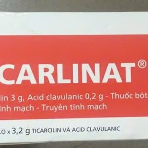 Thuốc Ticarlinat 3,2g Imexpharm – Kháng sinh phối hợp Ticarcillin và Acid Clavulanic, bột pha tiêm truyền tĩnh mạch