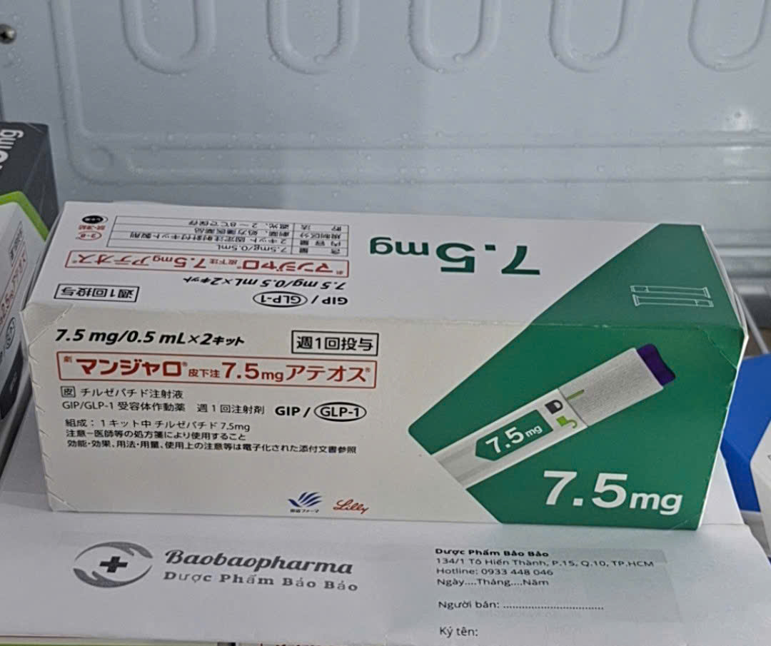 Mounjaro 7.5mg – Thuốc tiêm điều trị tiểu đường và hỗ trợ giảm cân hiệu quả (hộp 2 bút) 1 MOUNJARO-7.5MG-JAPAN Mounjaro 7.5mg – Thuốc tiêm điều trị tiểu đường và hỗ trợ giảm cân hiệu quả (hộp 2 bút)