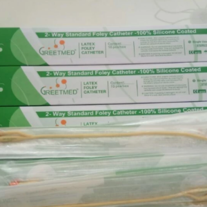 Dây thông tiểu Foley Balloon Catheter 100% Silicone Coated – An toàn, mềm mại, đạt chuẩn y tế quốc tế (hộp 10 dây số 22)