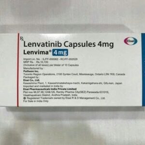 Thuốc Lenvima 4mg (Lenvatinib) Eisai Ấn – Điều Trị Ung Thư Tuyến Giáp, Gan, Thận Và Nội Mạc Tử Cung (Hộp 2 Vỉ x 10 Viên)