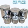 Hộp đựng bông gòn, hộp đựng thuốc, kim tiêm Inox VITA MEDICAL