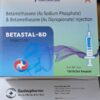 “Hình ảnh hộp thuốc tiêm Betastal-BD chứa Betamethasone Sodium Phosphate và Betamethasone Dipropionate của American Remedies, dùng tiêm bắp IM, hộp 10×10×2ml, kèm thông tin Dược Phẩm Bảo Bảo.”