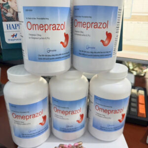 Bottles of Omeprazole and capsulesOmeprazol 20mg – Thuốc dạ dày giảm acid hiệu quả | BaobaoPharma