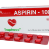 Aspirin 100 Traphaco – Thuốc chống kết tập tiểu cầu hỗ trợ phòng ngừa đột quỵ, nhồi máu cơ tim (hộp 3 vỉ x 10 viên)