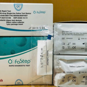 Test Nhanh Ma Túy Nước Bọt FaStep 5 Trong 1 (MET/THC/MDMA/MOP/KET) – Bộ Kit Sàng Lọc Đa Chỉ Tiêu